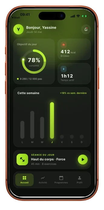 Démo iPhone Fit coach