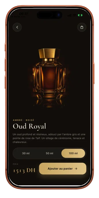 Démo iPhone Maison Oud